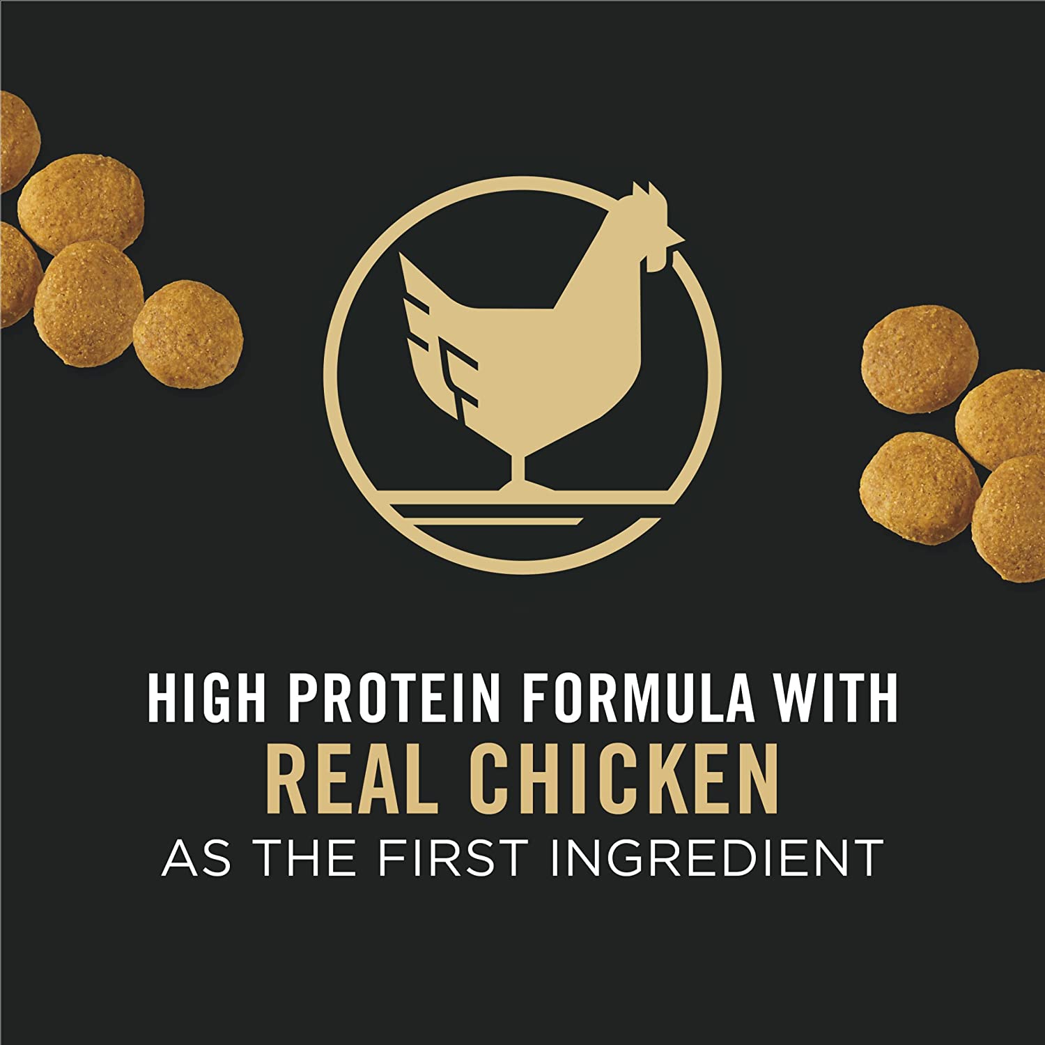Purina Pro Plan High Protein. Digestive Health Large Breed Dry Dog Food. Chicken and Rice Formula - 18 lb. Bag