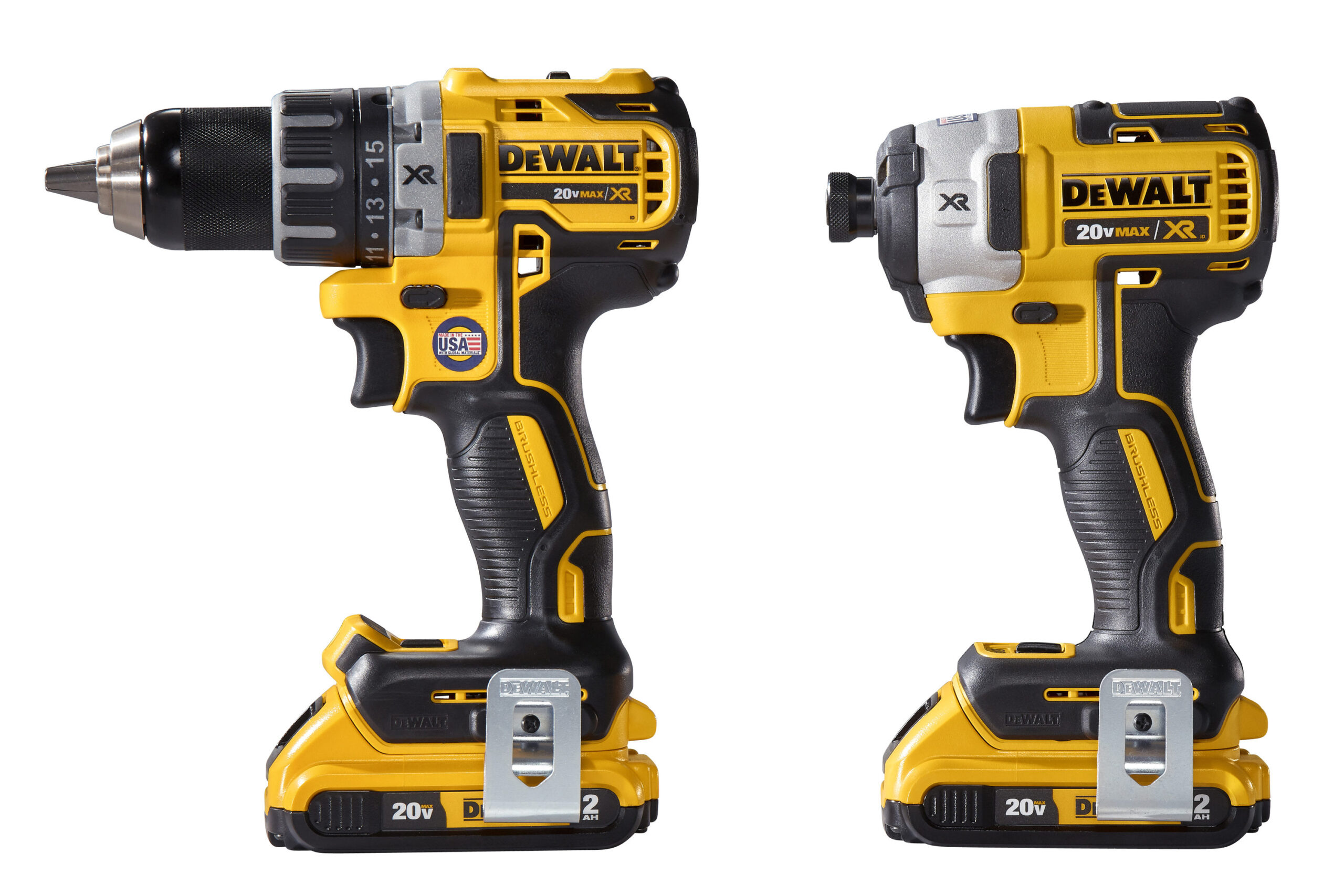 DEWALT XR 2-Tool 20-Volt Max Brushless Power Tool Combo Kit with Soft Case (2-Batteries and charger Included)