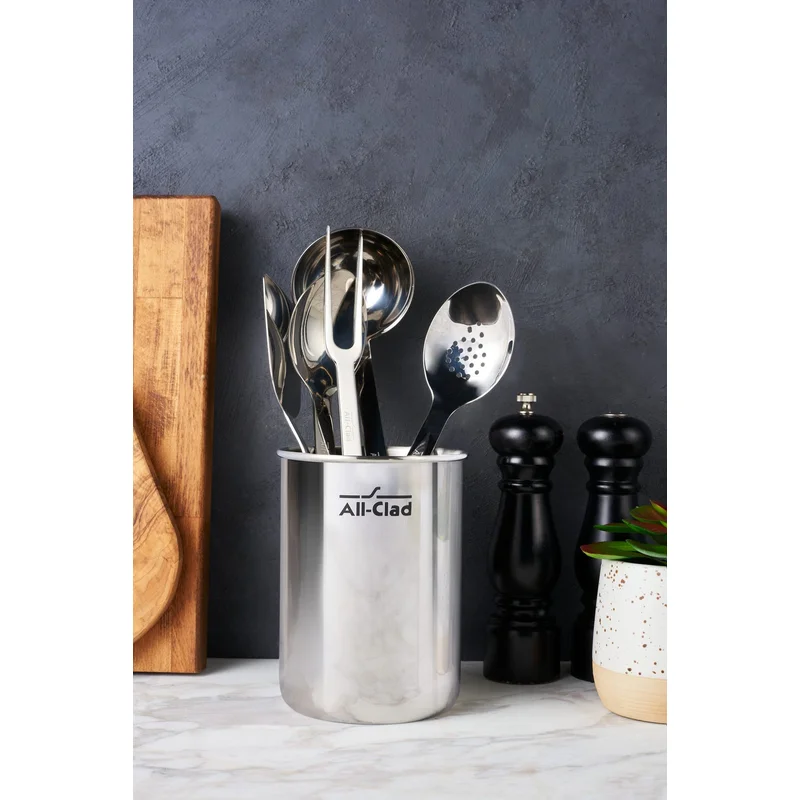 All-Clad TSET1 Professional Stainless Steel Kitchen Tool Set. 6-Piece. Silver