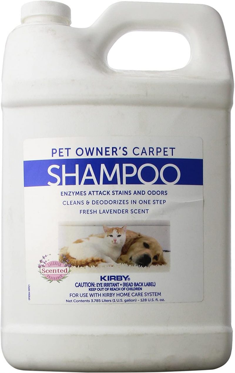 Kirby et Owners Foaming Carpet Shampoo. White. 128 Fl Oz