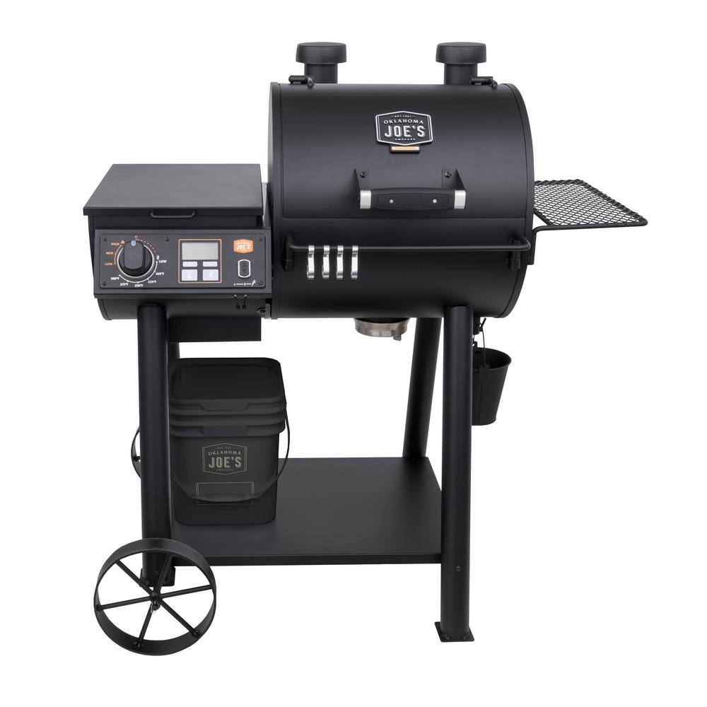 OKLAHOMA JOE-S 20202114-2S Rider 600 G2 Pellet Grill in Black with 617 sq. in. Cooking Space