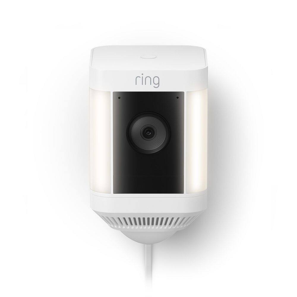 Ring B09J1TB7TB Spotlight Cam Plus. Plug-In - White