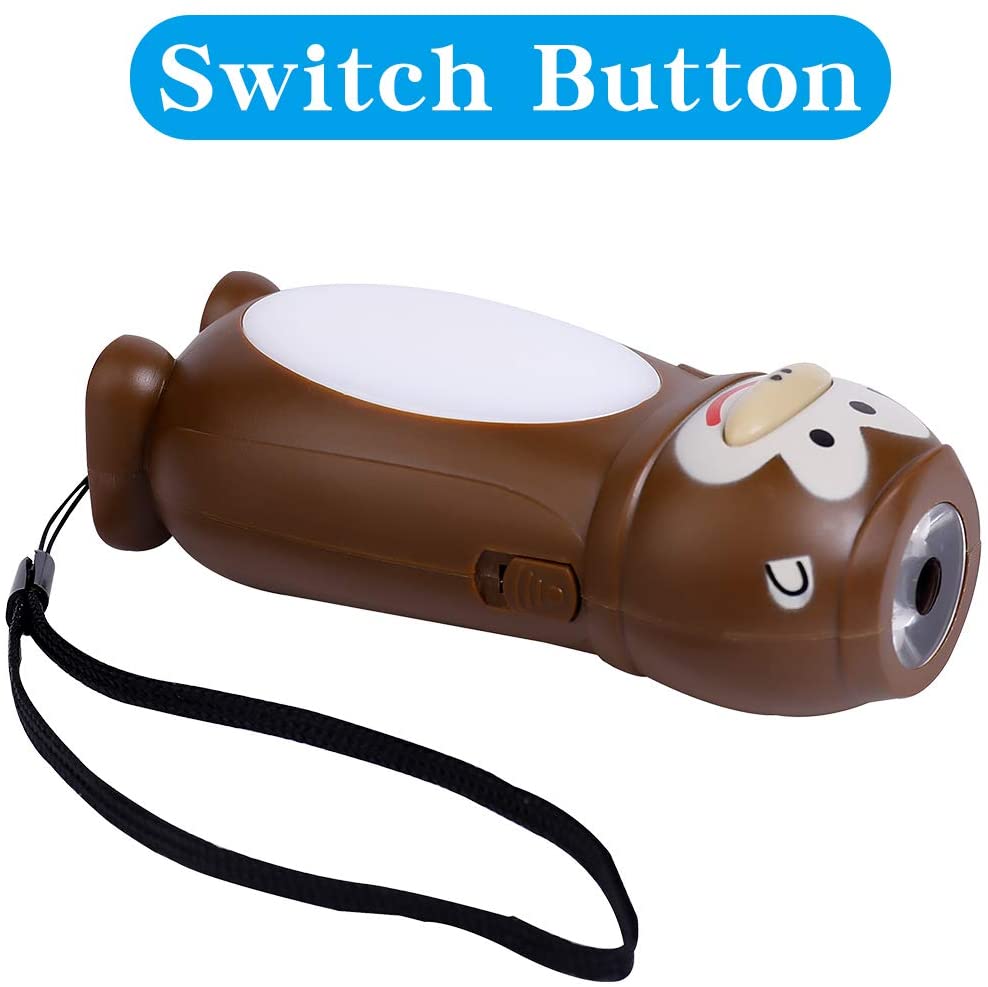 KunHe Small Mini LED Flashlight With Battery. Pack of 4