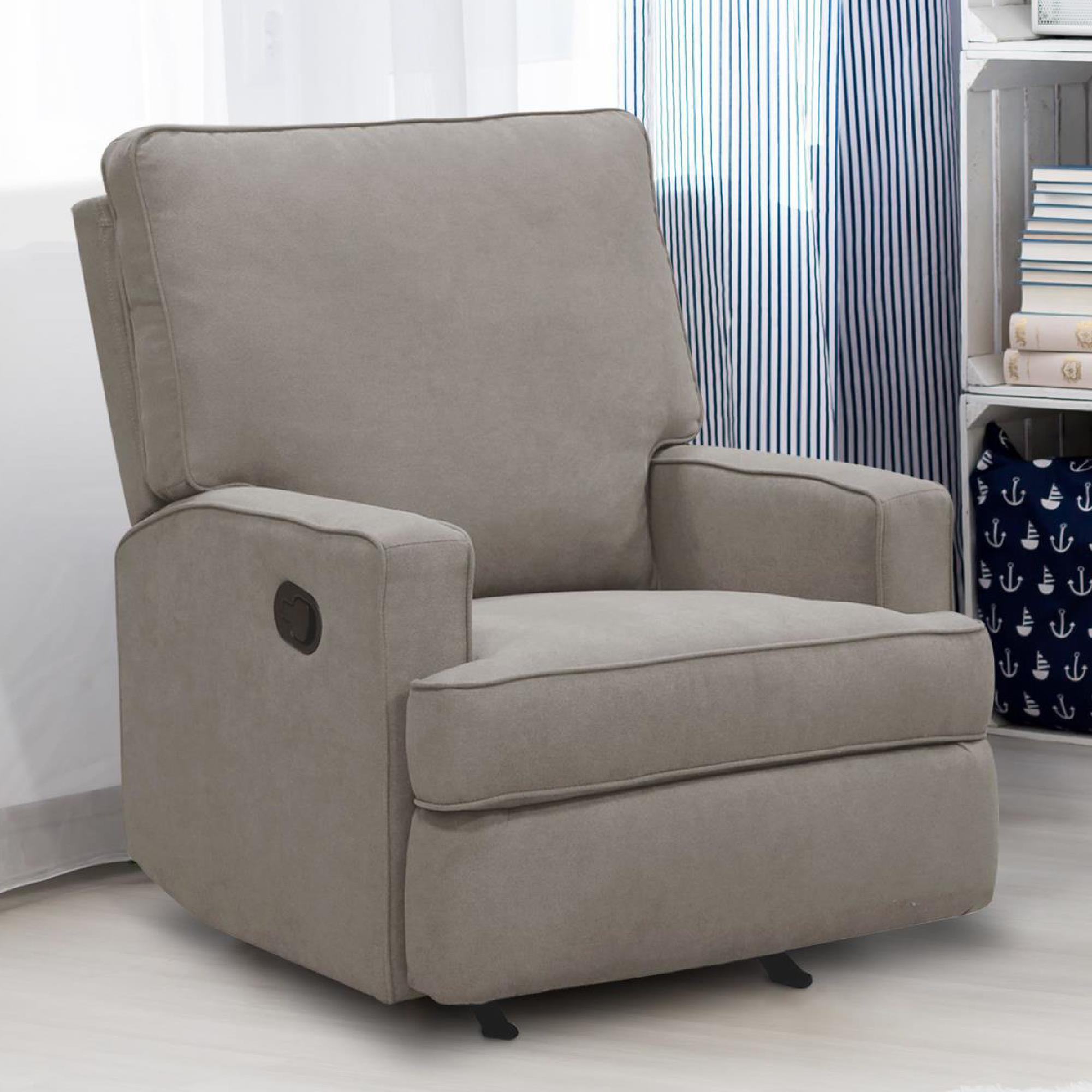Baby Relax Salma Rocker Recliner Chair. Nursery Furniture. Taupe
