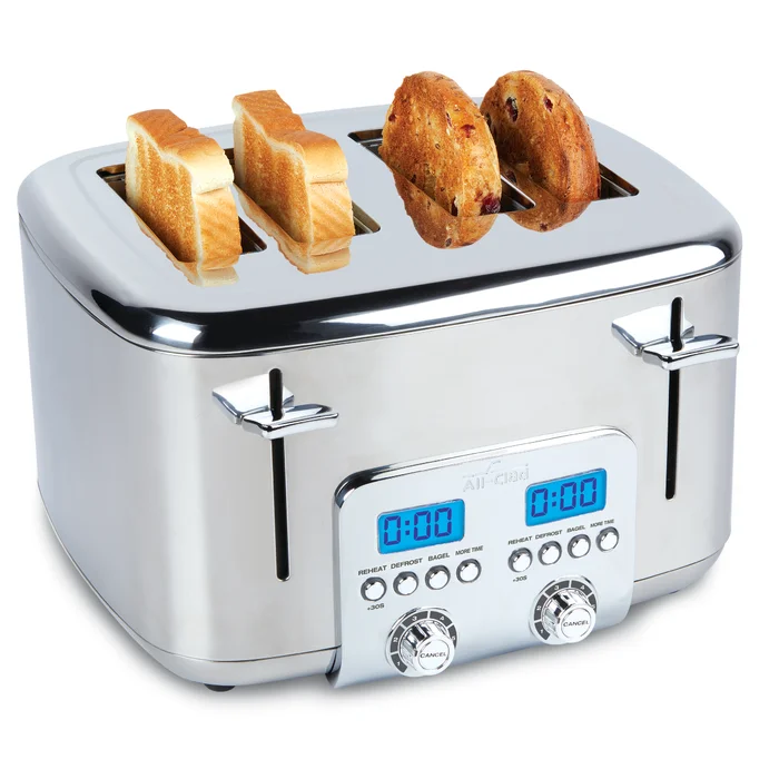 All-Clad Electrics 4 Slice Digital Stainless Steel Toaster
