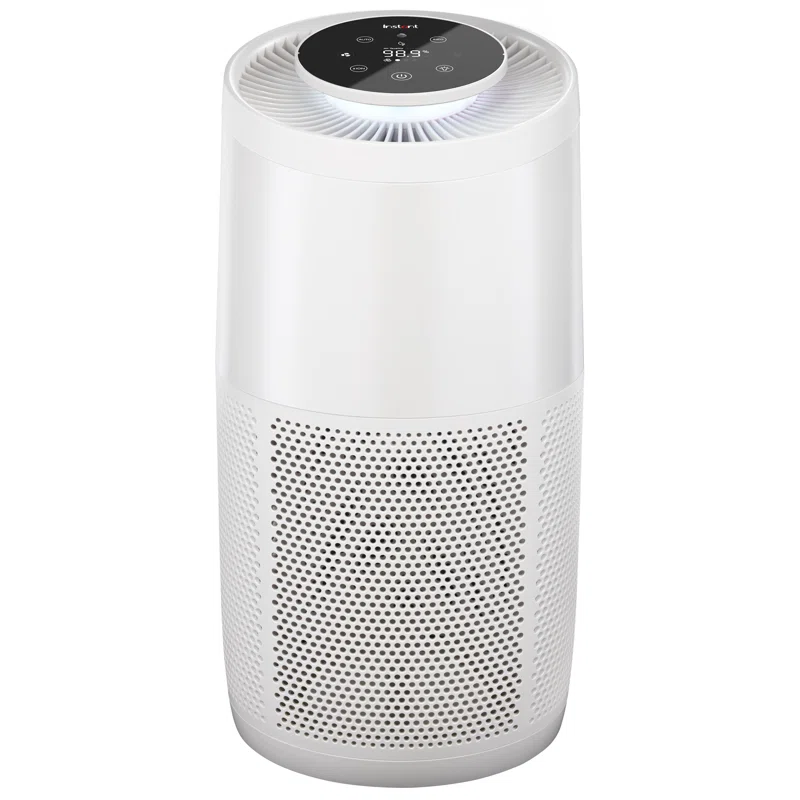 Instant 150-0006-01 HEPA Quiet Air Purifier. From the Makers of Instant Pot with Plasma Ion Technology for Rooms up to 1.940ft2. removes 99% of Dust. Smoke. Odors. Pollen & Pet Hair. for Bedrooms. Offices. Pearl