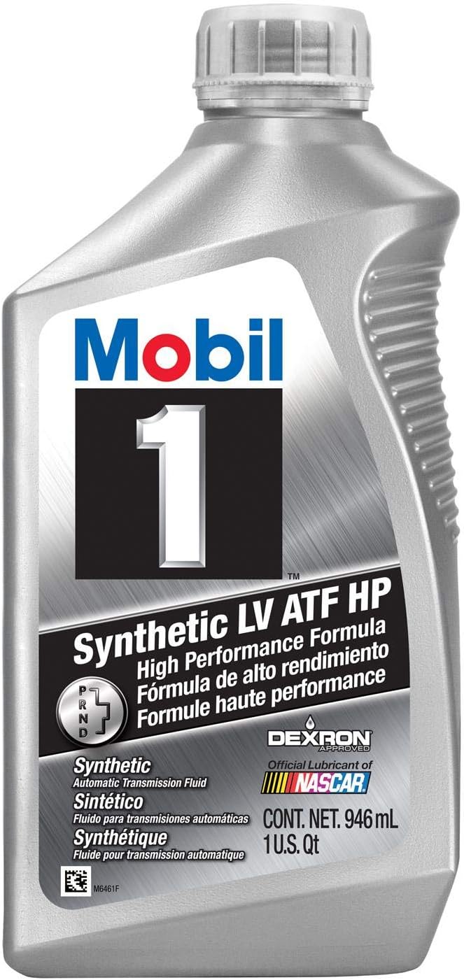 Mobil 1 Full Synthetic LV Automatic Transmission Fluid HP. 6-Pack of 1 quarts