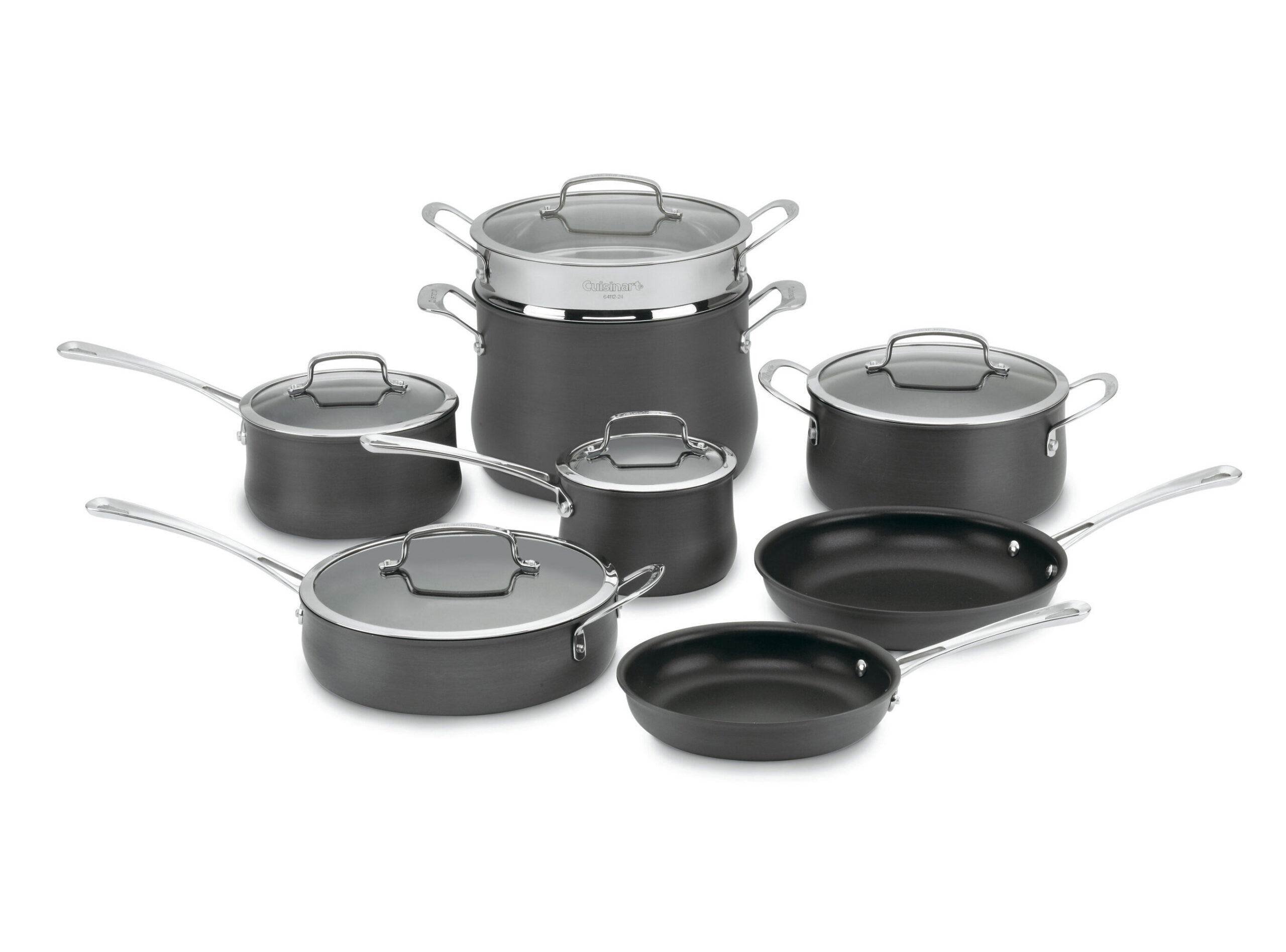 Cuisinart 13 Pieces Hard-Anodized Aluminum Non Stick Cookware Set