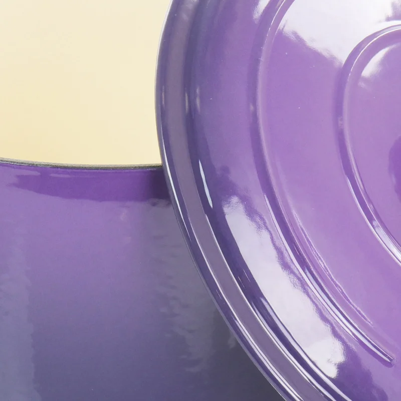 Crock-Pot 128605.02 Artisan Round Enameled Cast Iron Dutch Oven. 5-Quart. Blue