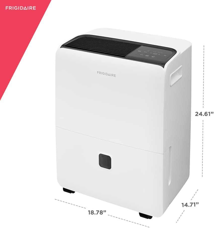 Frigidaire FFAD6022W1 High Humidity 60-Pint Capacity Dehumidifier