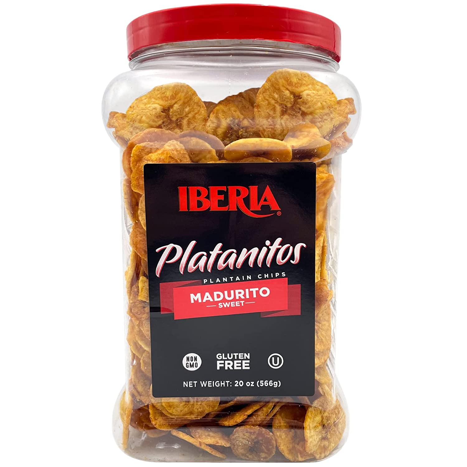 Iberia Maduritos Naturally Sweet Plantain Chips. 20 Oz.
