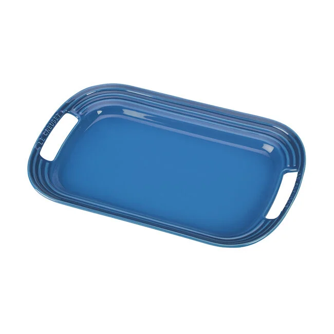 Le Creuset PG0309-4159 Stoneware Oval Serving Platter. 16.25″. Marseille