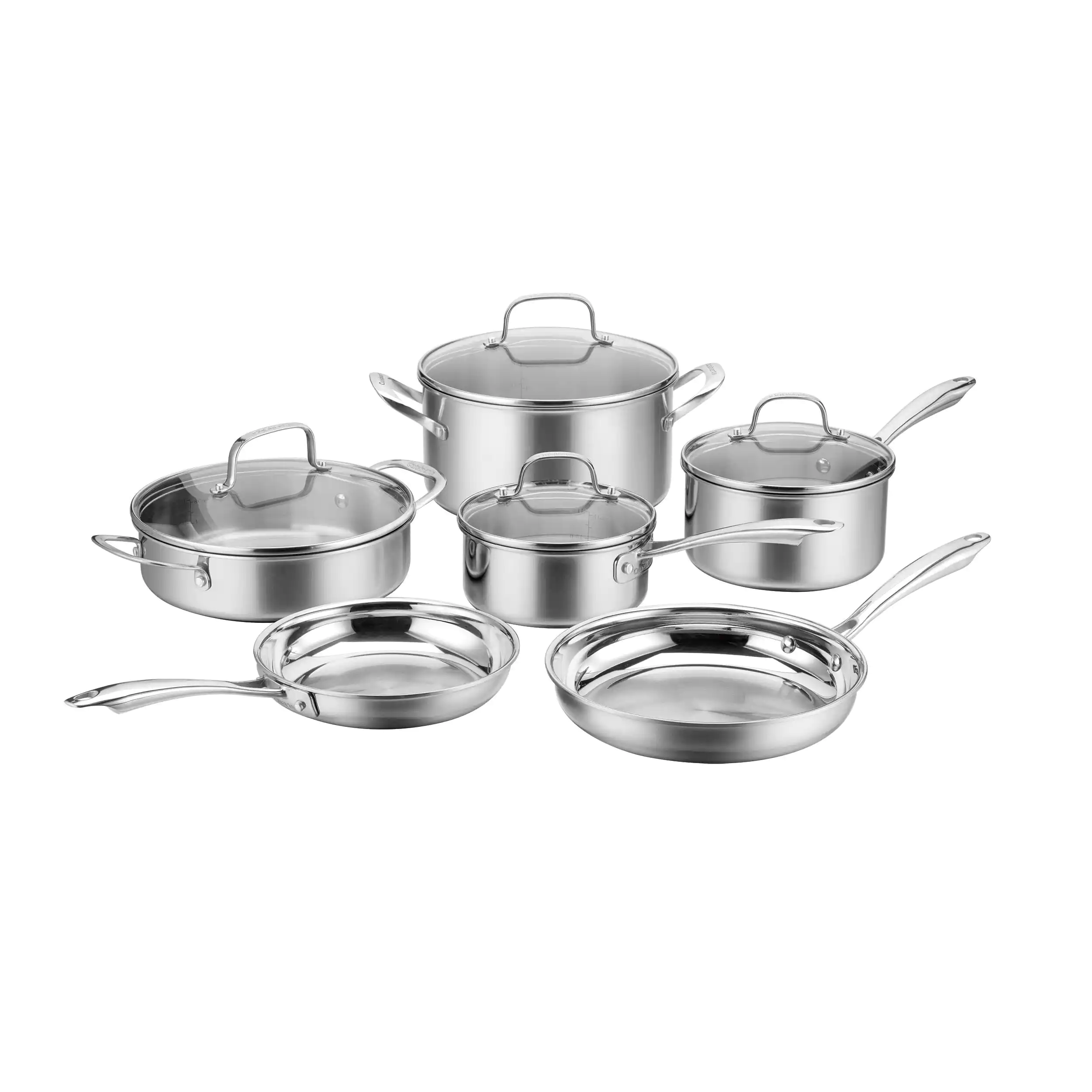 MultiClad 10-Piece Stainless Steel Cookware Set