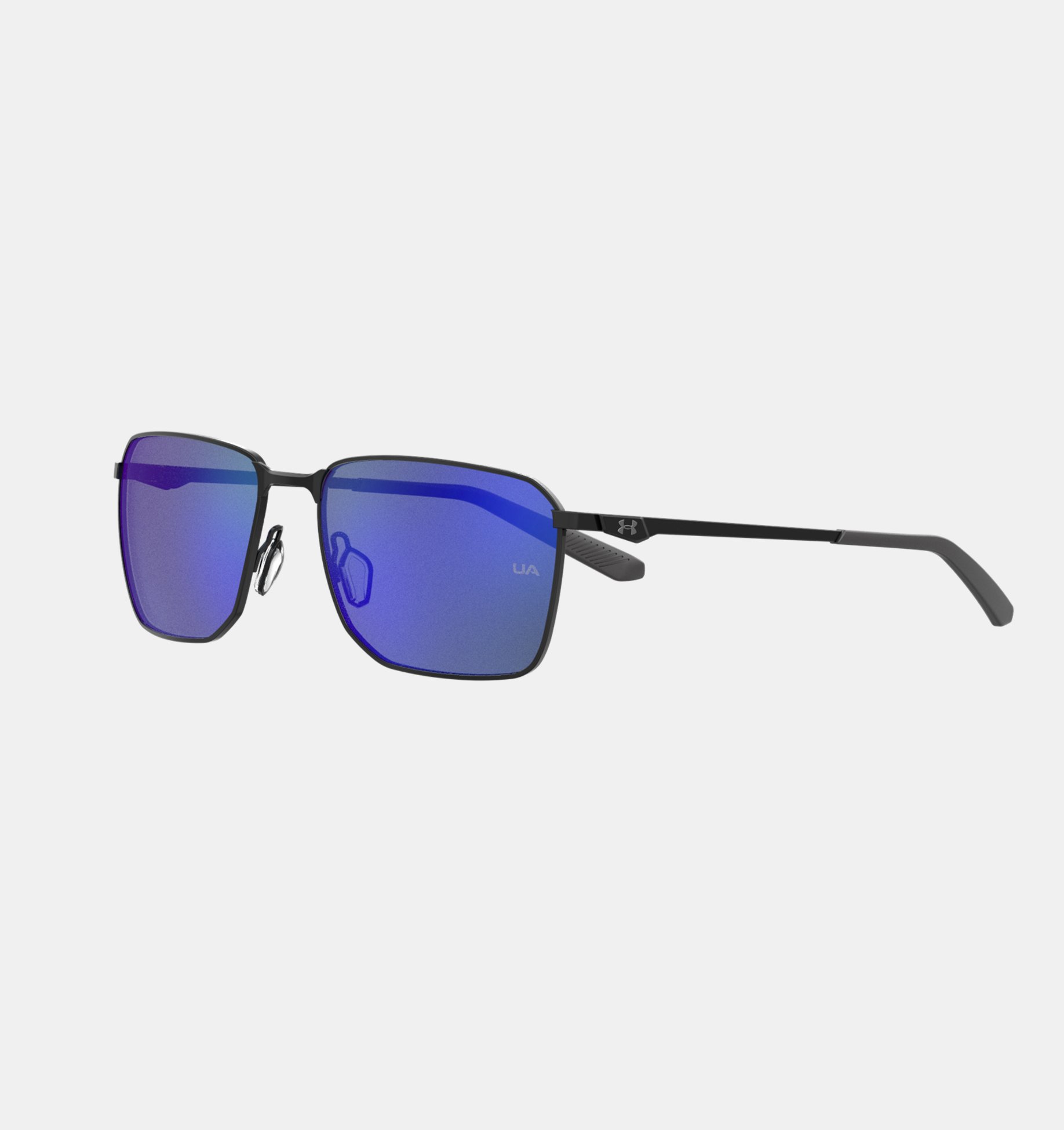 UnderArmour Unisex UA Scepter 2 Mirror Sunglasses - Black / Blue Mirror