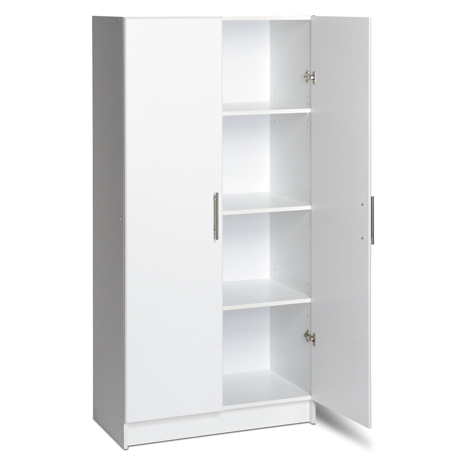 Elite 2 Door Standing Storage Cabinet. White