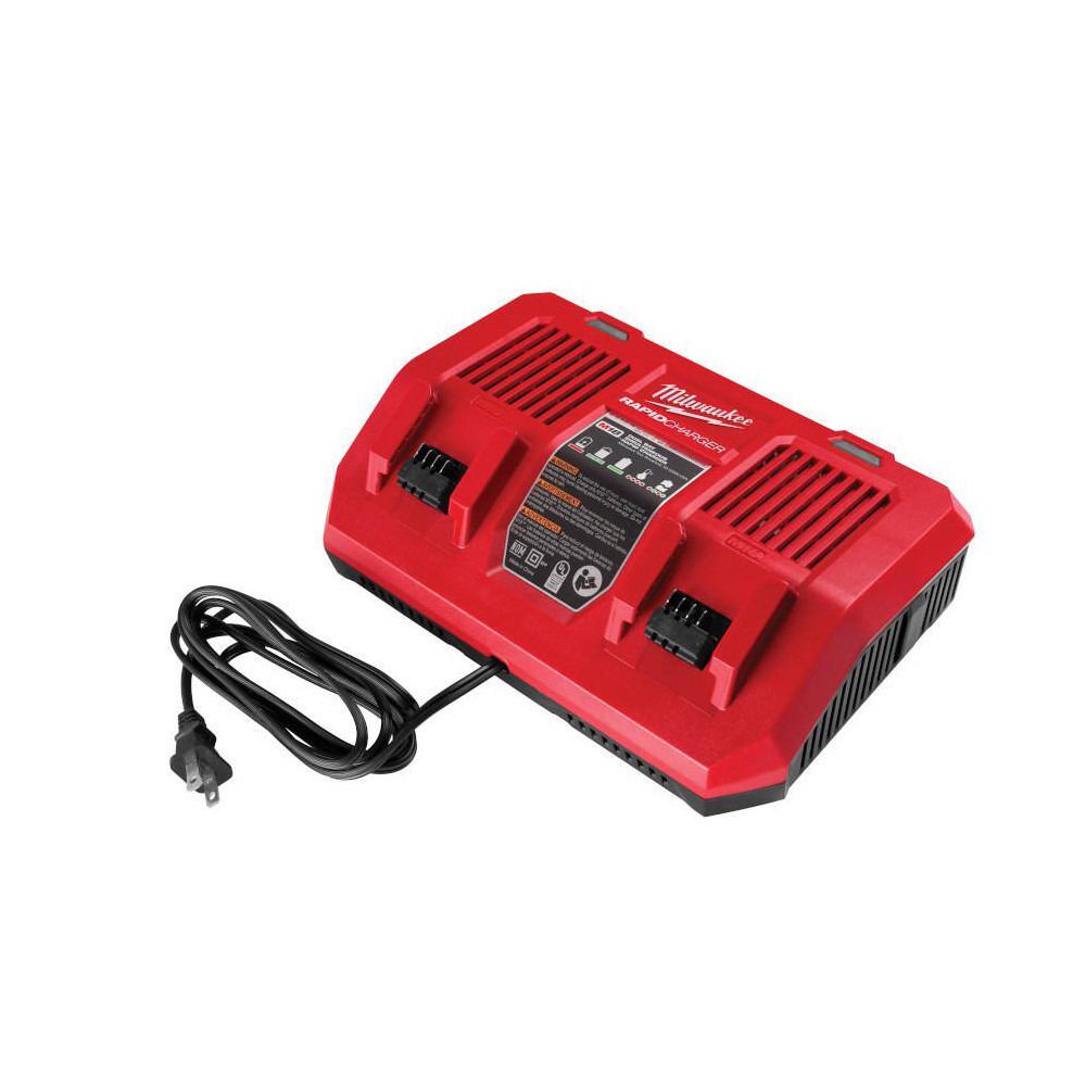 Milwaukee 48-59-1802 M18 18-Volt Lithium-Ion Dual Bay Rapid Battery Charger