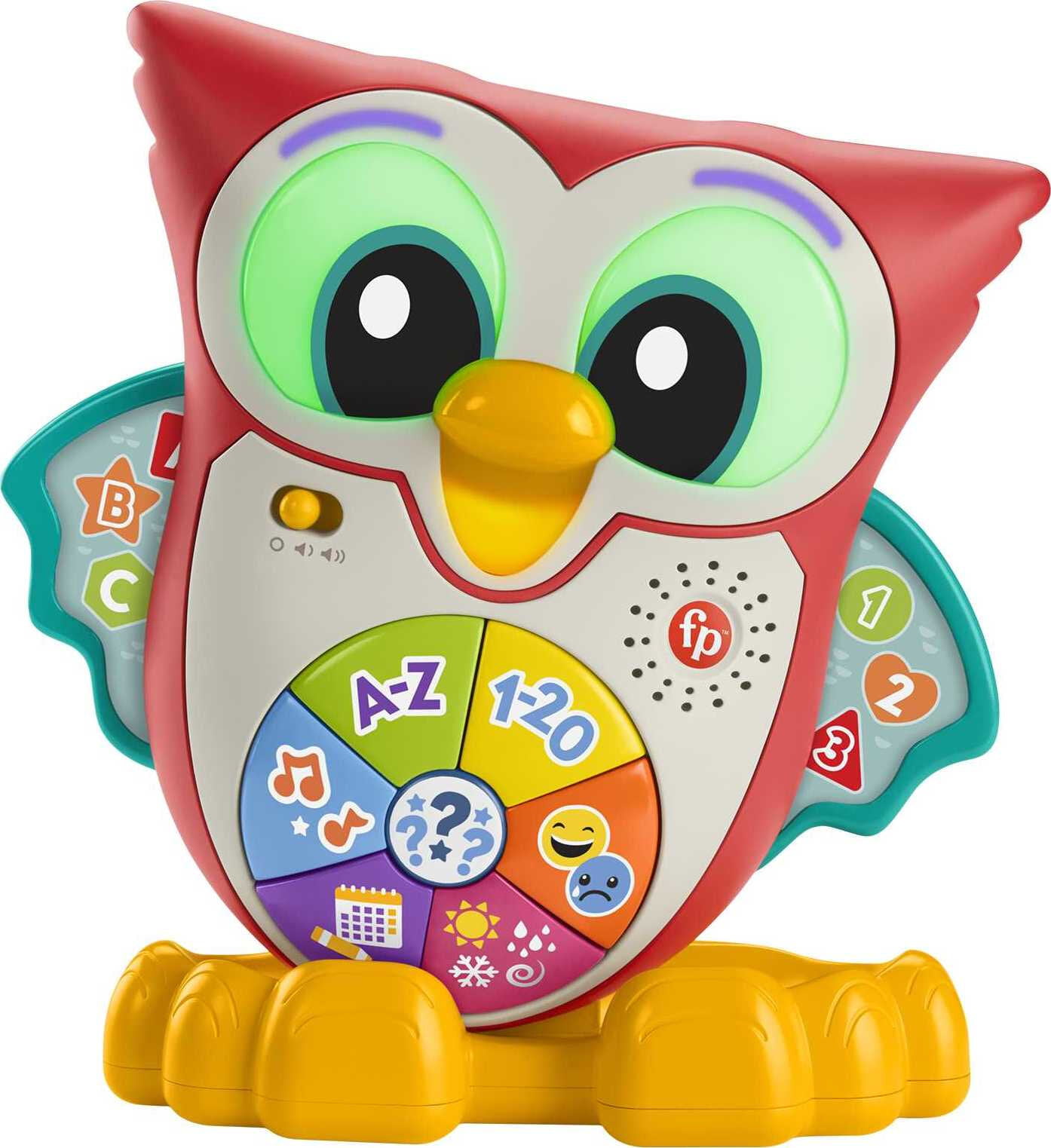 Fisher-Price Linkimals Interactive Toddler Learning Toy Owl with Lights and Music