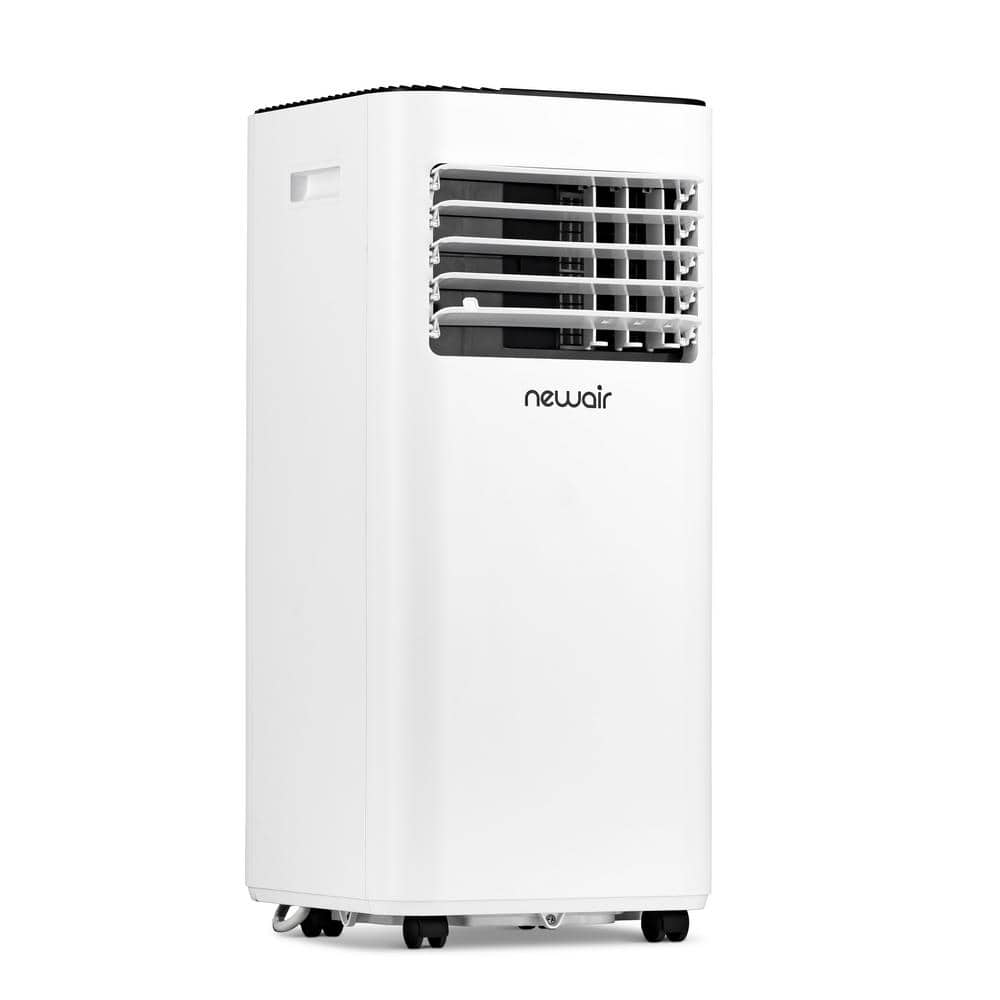 NewAir NAC08KWH01 8.000 BTU (5.300 BTU DOE) Portable Air Conditioner and Dehumidifier in White