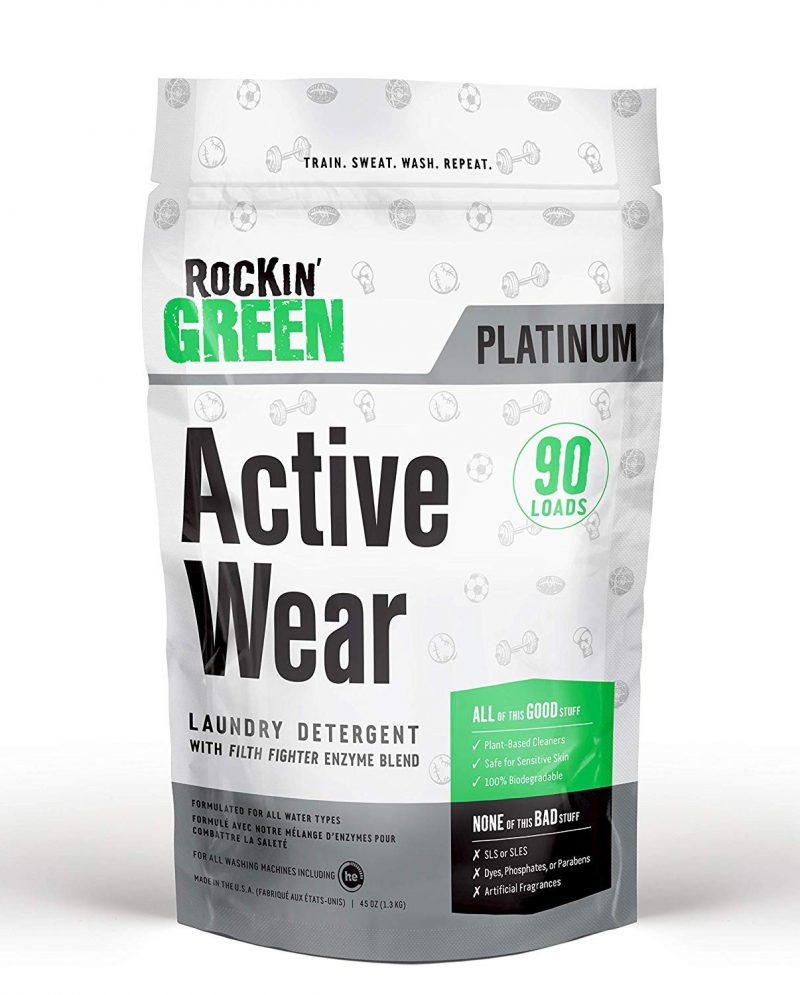 Rockin- Green Active Wear Laundry Detergent 45oz (90 Loads)