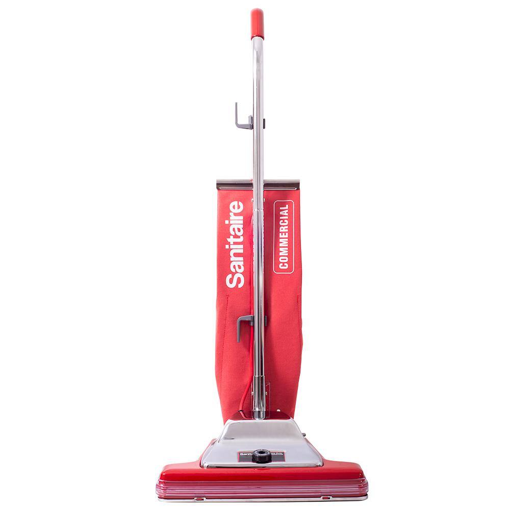 Sanitaire SC899H Tradition 16 in. Bagless Corded Standard Filtration Carpet Red Commercial Upright Vacuum Cleaner