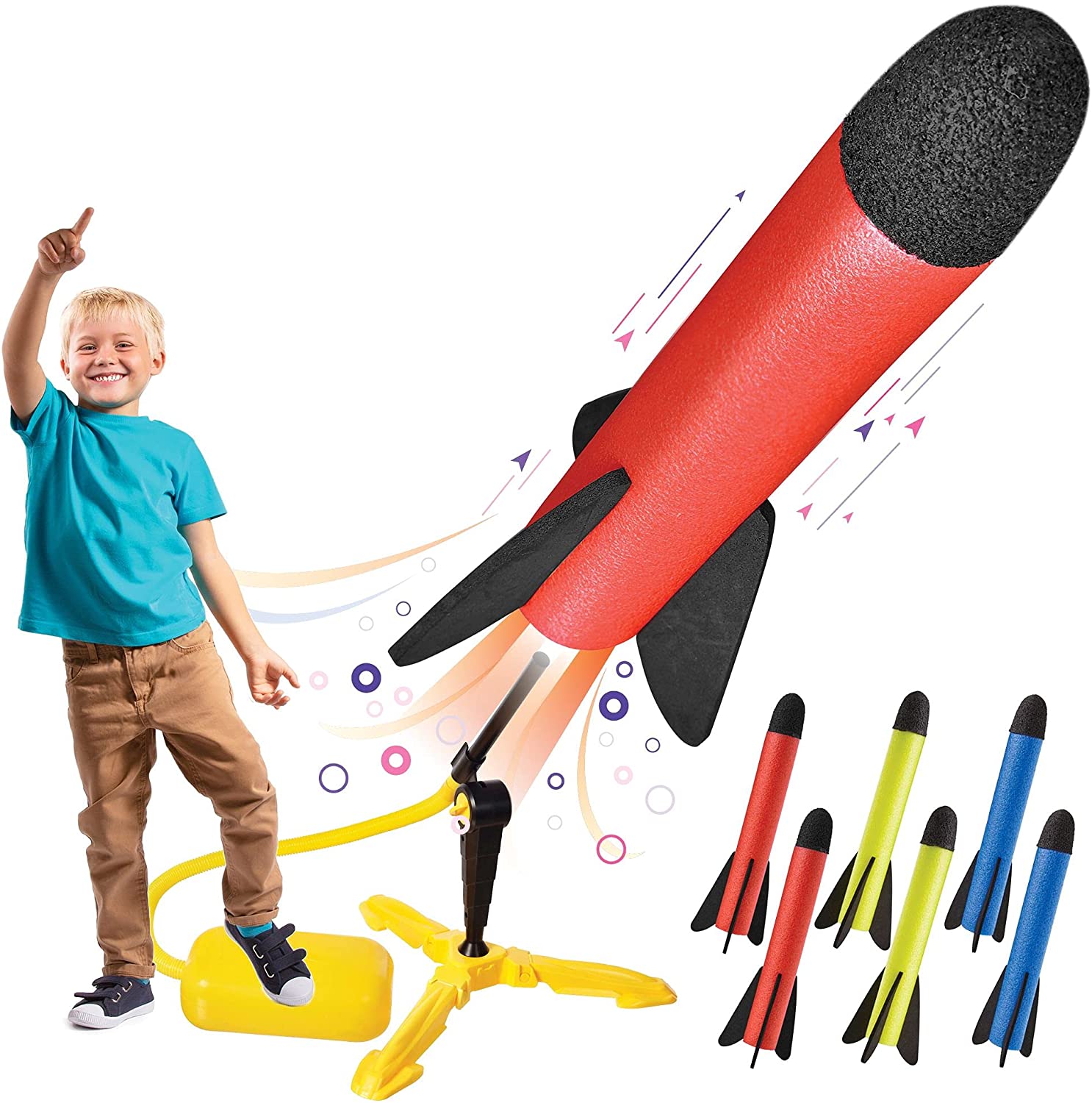 Toy Rocket Launcher for kids – Shoots Up to 100 Feet