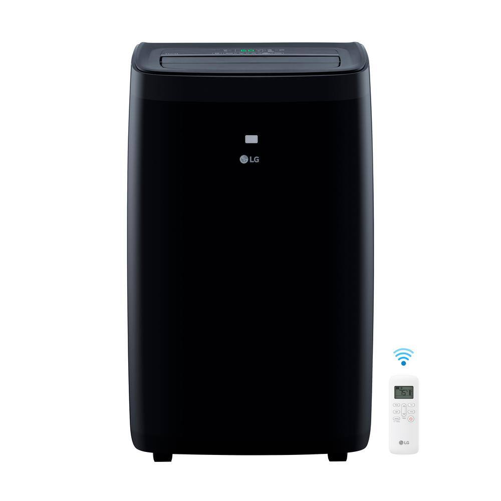 LG LP1021BSSM 10.000 BTU (DOE) 115-Volt Portable Air Conditioner LP1021BSSM Cools 450 Sq Ft with Dehumidifier Function. Wi-Fi Enabled