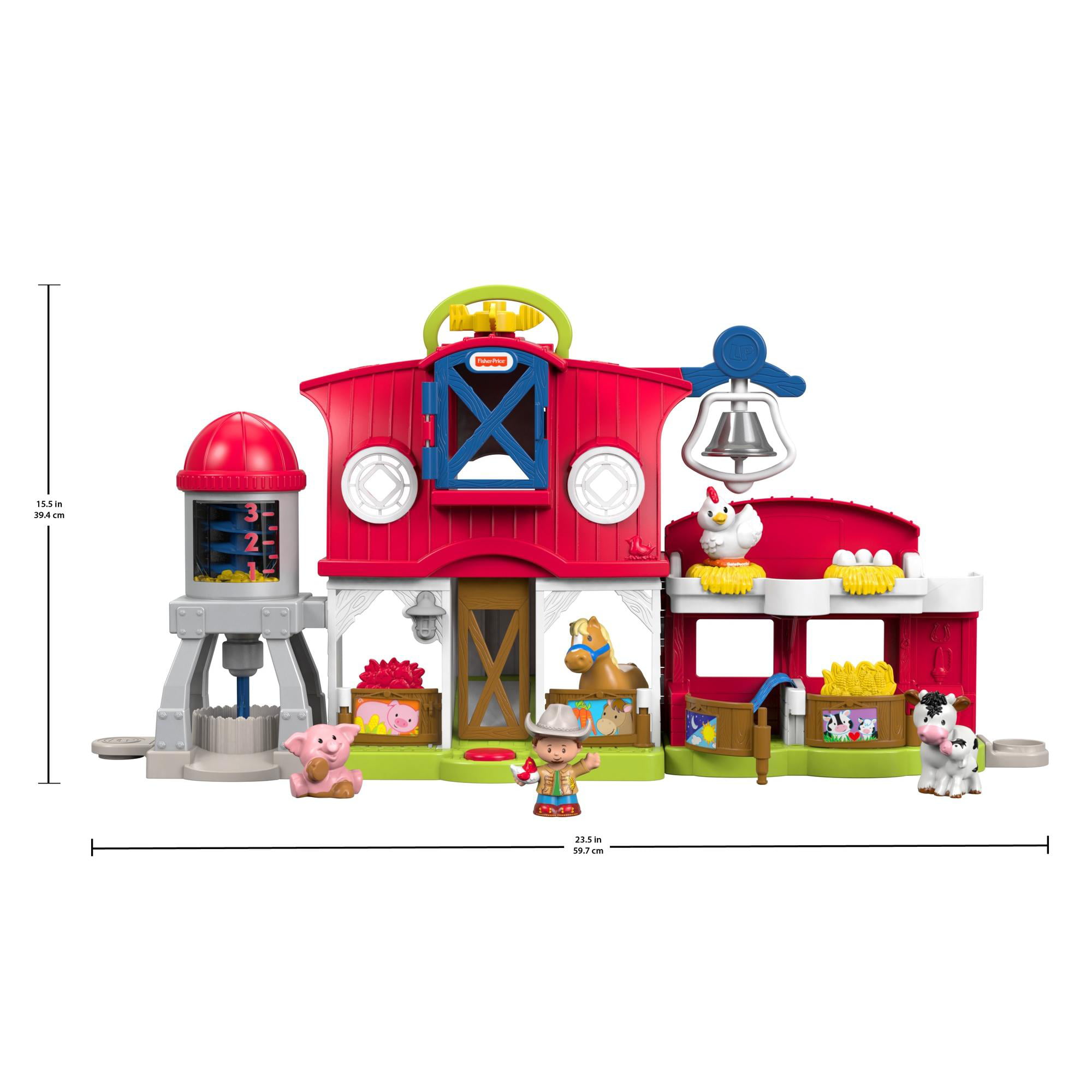 Little People Caring For Animals Farm Playset with Farmer Jed Figure