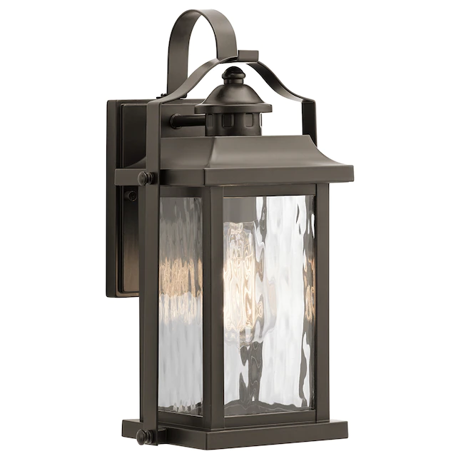 Kichler  Linford 1-Light 13.75-in Olde Bronze Outdoor Wall Light