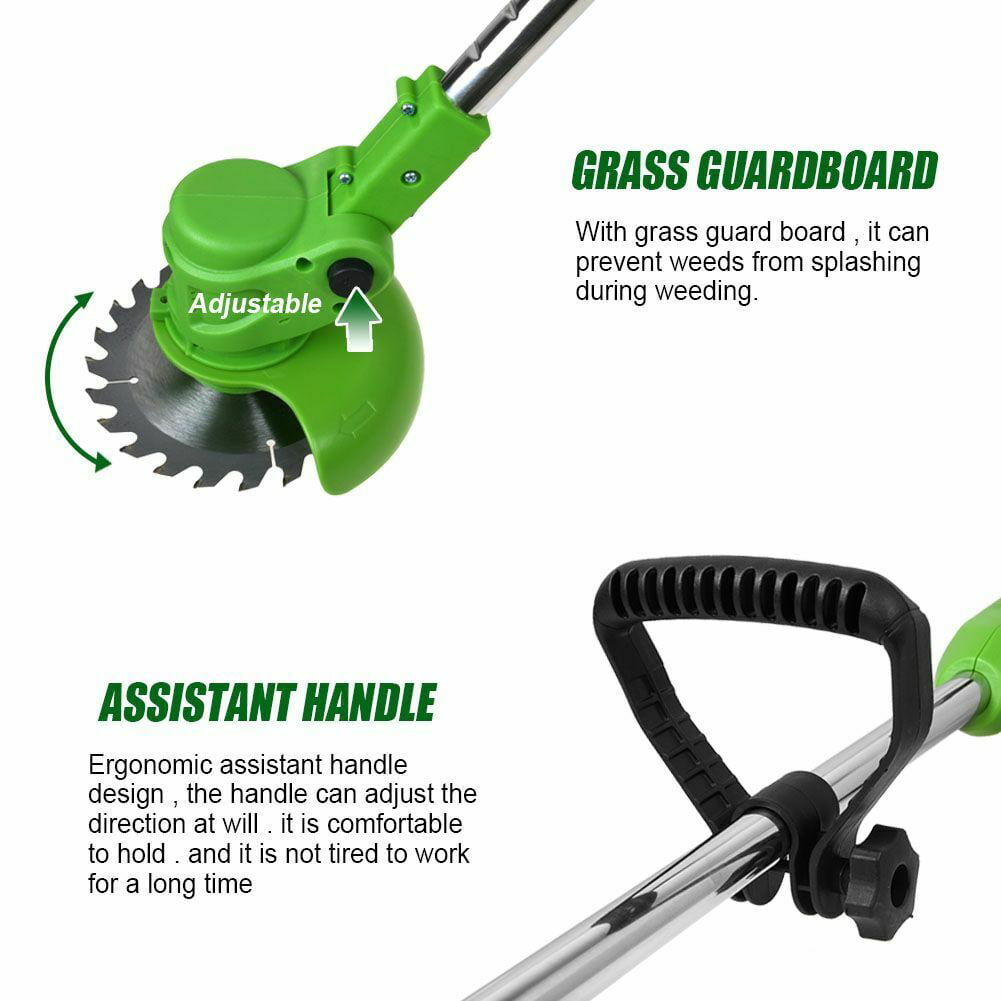 Electric String Grass Trimmer Cordless String Trimmer Lawn Edger Weed Eater
