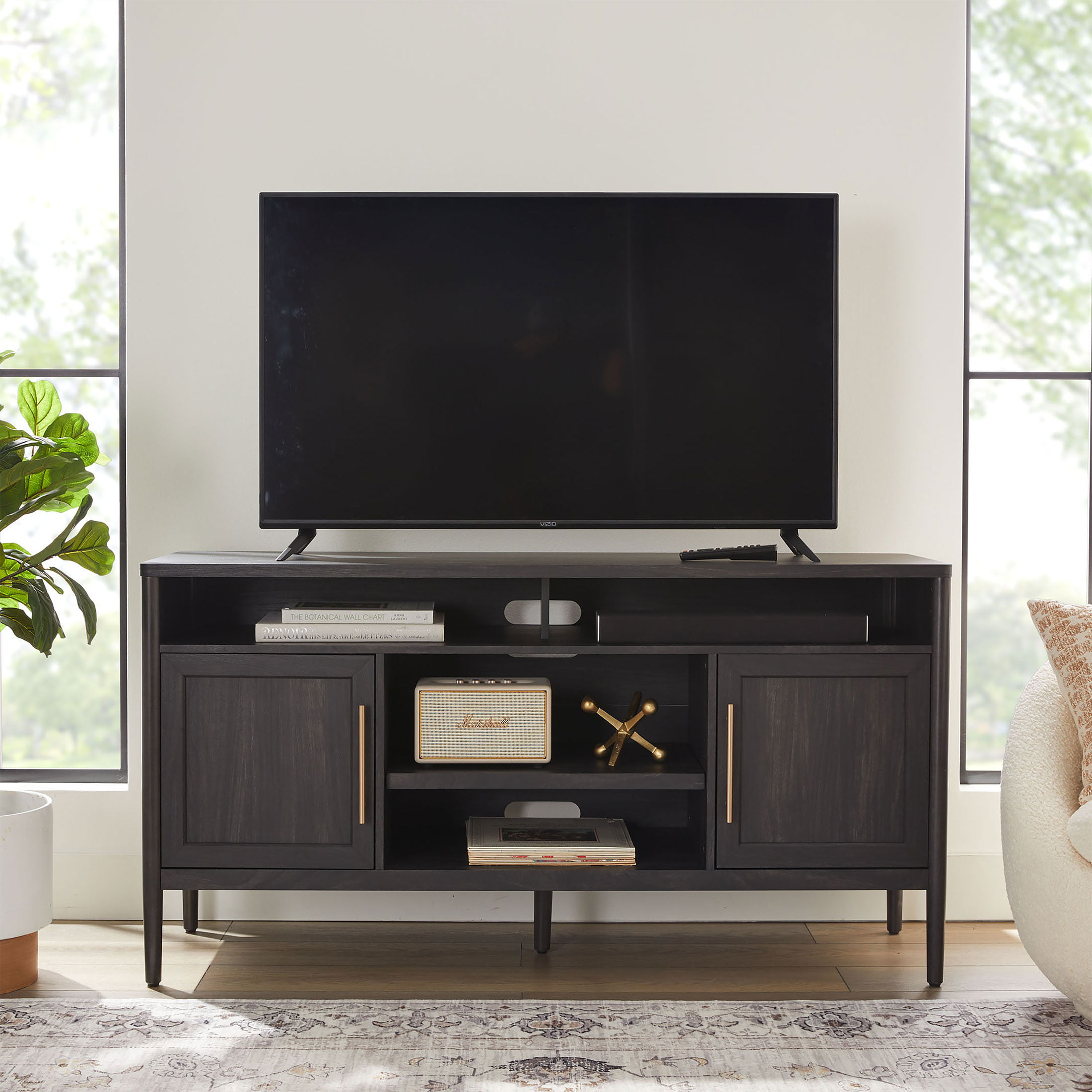 Better Homes & Gardens Oaklee TV Stand for TVs up to 70. Charcoal finish