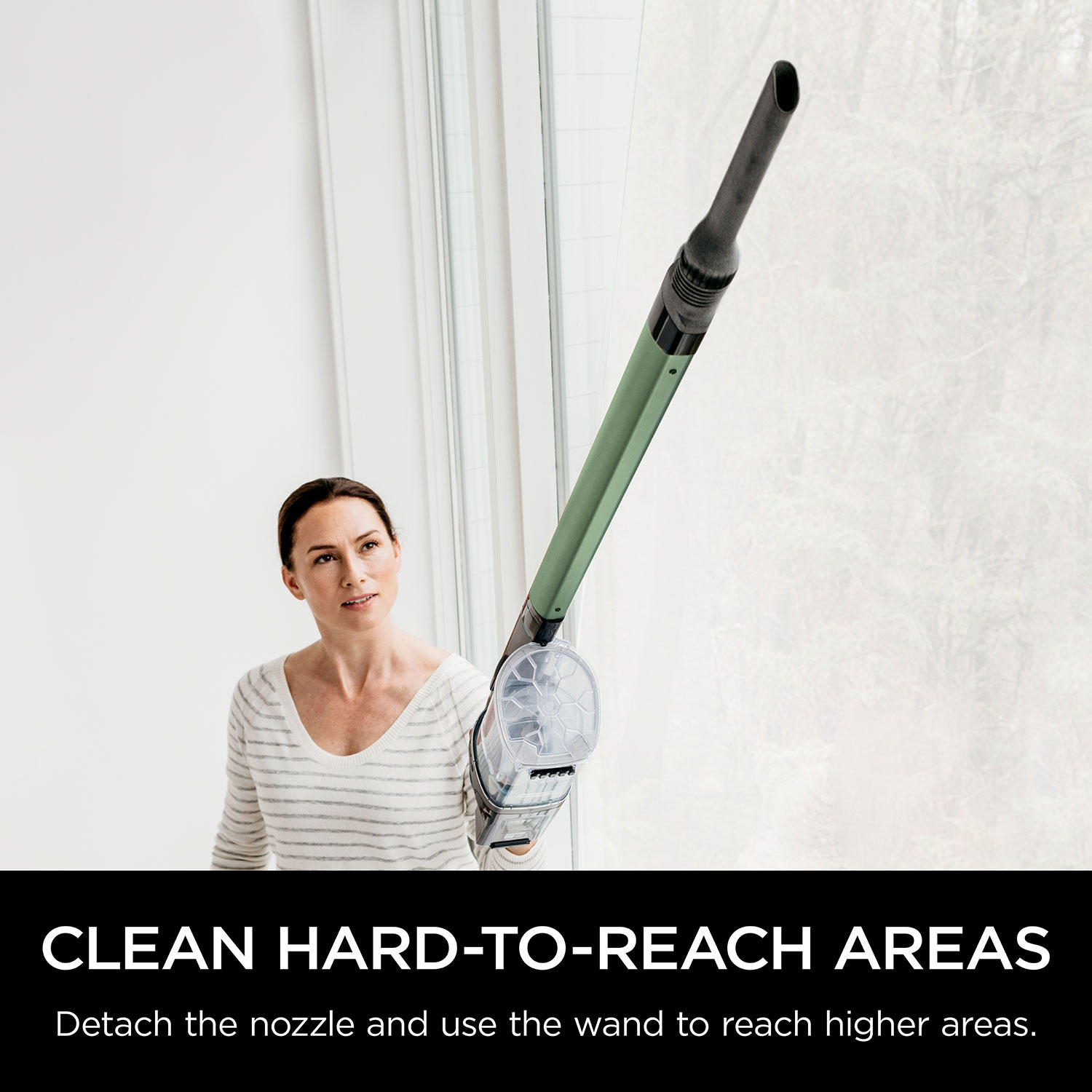 Shark Cordless Pet Stick Vacuum W/ Power Fins UZ155 Green/Gray. Floor