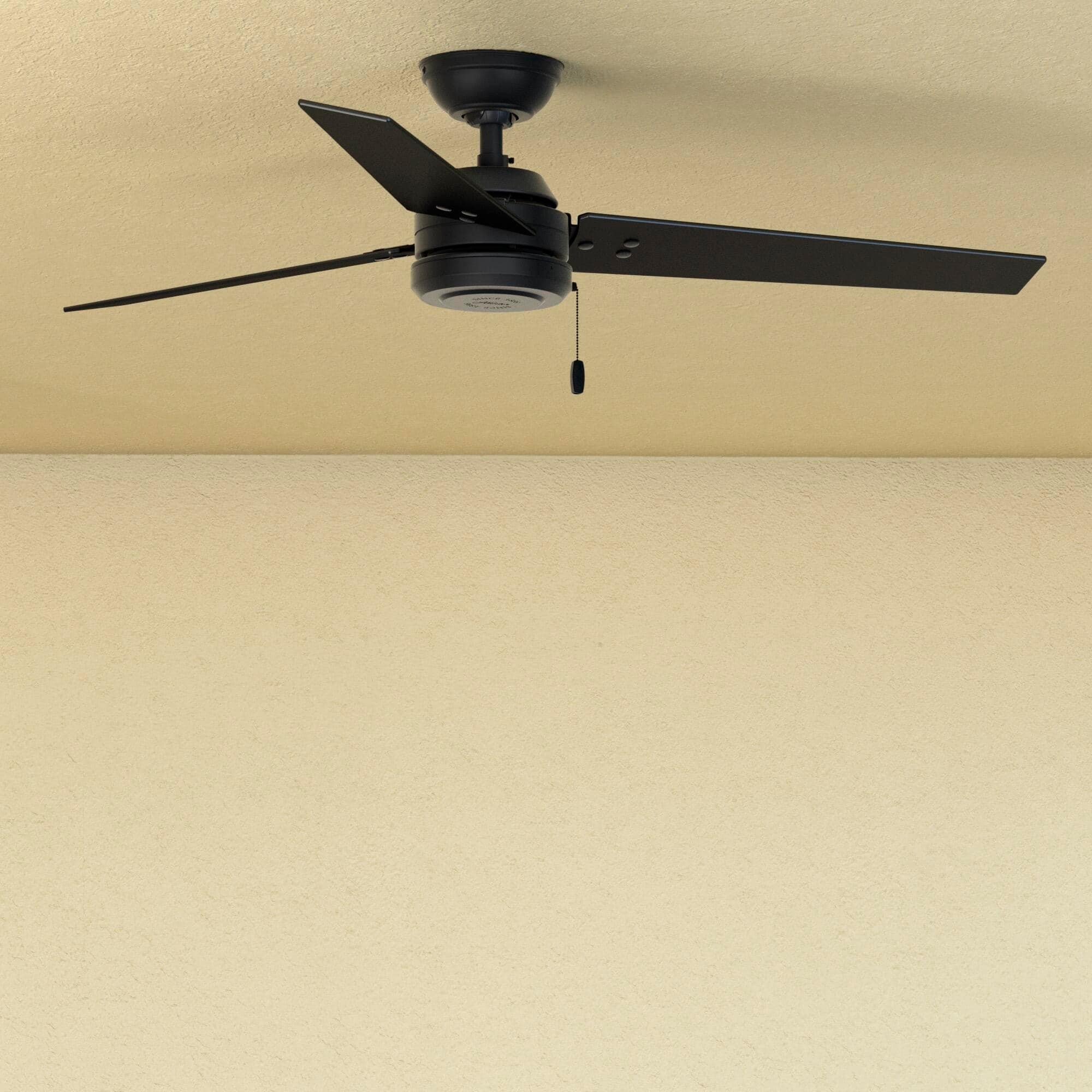 Hunter 59264 Cassius 52 in. Indoor/Outdoor Matte Black Ceiling Fan
