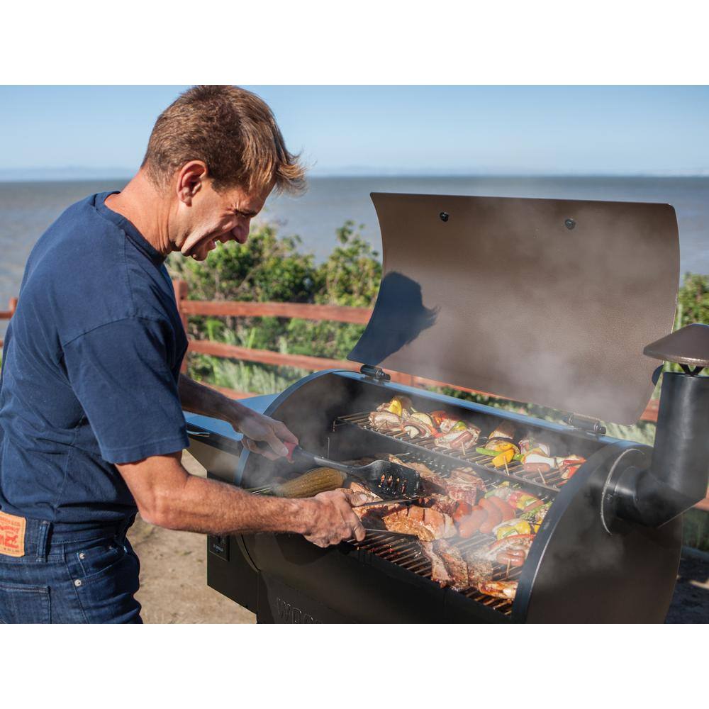Z GRILLS ZPG-7002B3E 694 sq. in. Pellet Grill and Smoker in Bronze