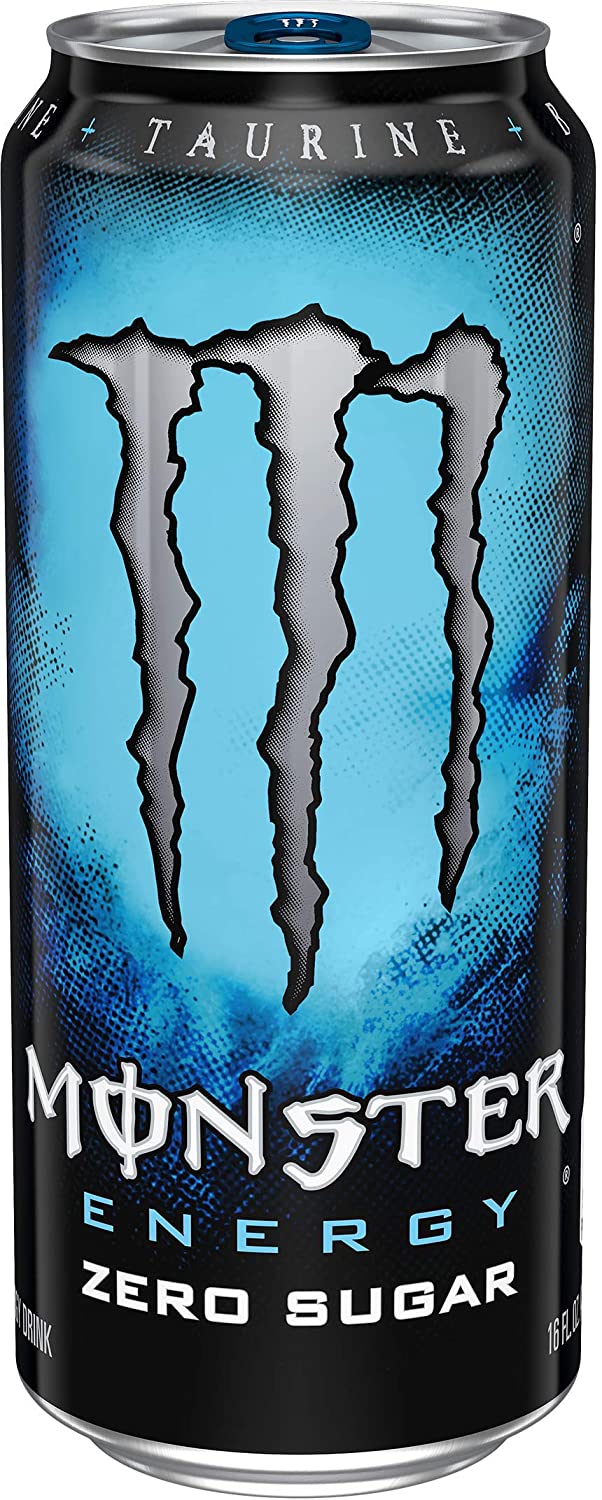 Monster Energy Zero Sugar. Low Calorie Energy Drink. 16 Ounce (Pack of 24)