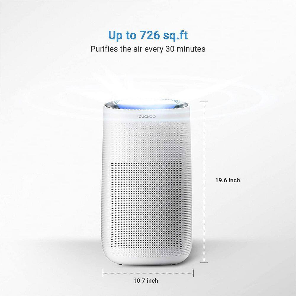 Cuckoo CAC-J1510FW 3-in-1 True HEPA Air Purifier for Rooms up to 720 sq. ft.