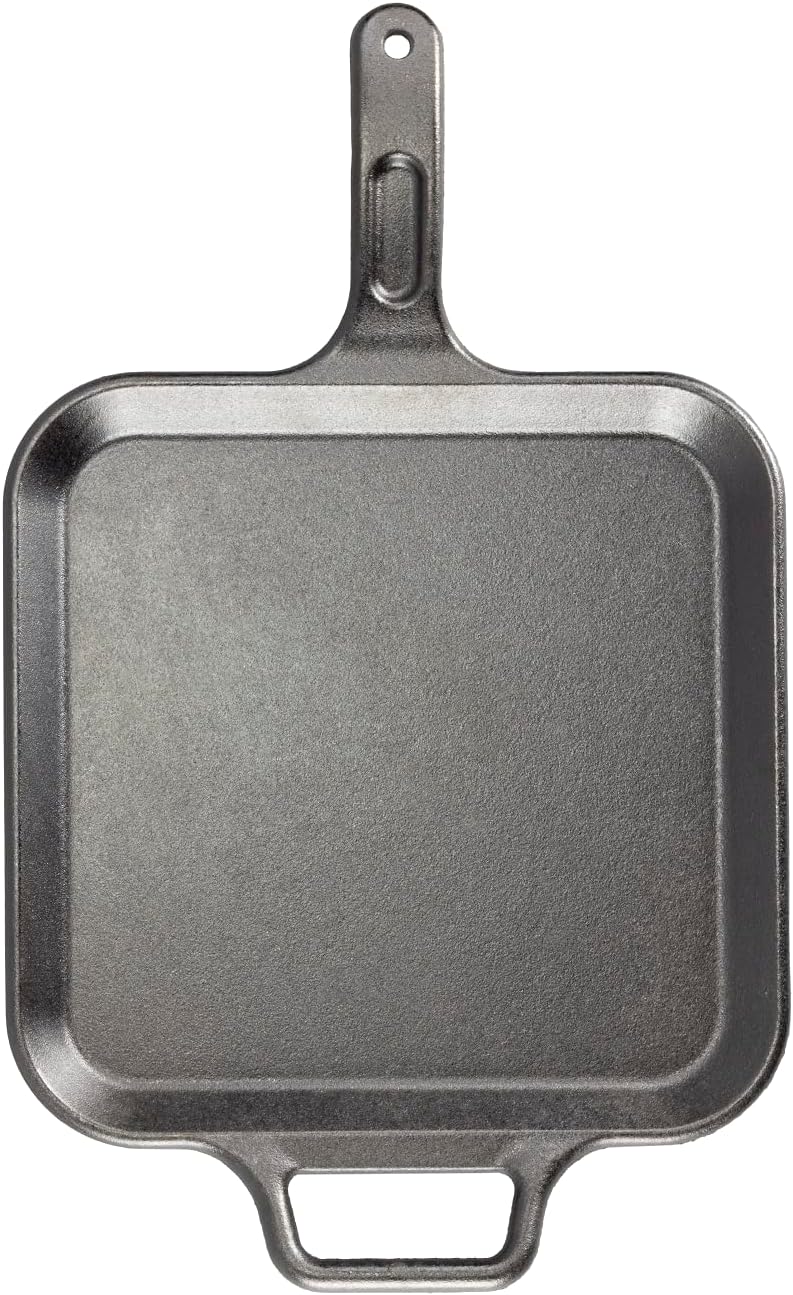 Lodge BOLD 12 Inch Seasoned Cast Iron Square Griddle. Design-Forward Cookware