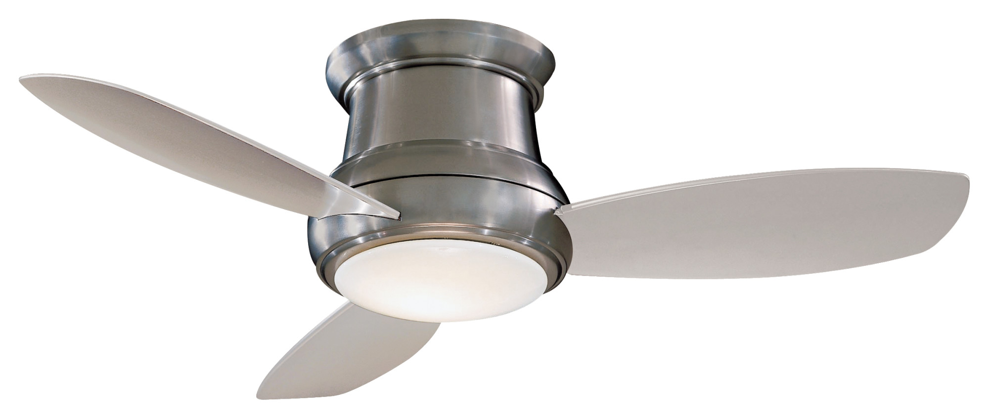 Minkaaire Concept 44 Led Concept 44″ 3 Blade Indoor Led Flush Mount Ceiling Fan. Reverse Airflow