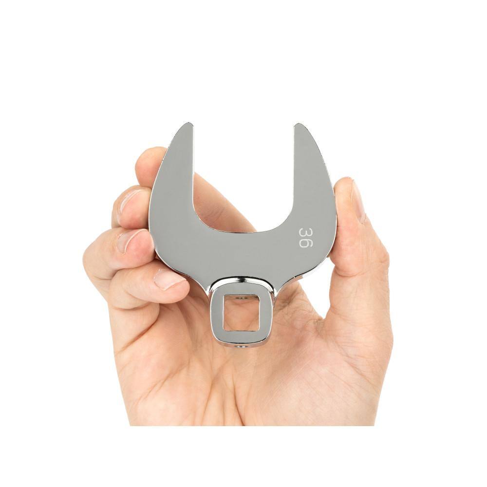 TEKTON WCF90504 1/2 in. Drive Crowfoot Wrench Set. 8-Piece (27 mm - 50 mm)