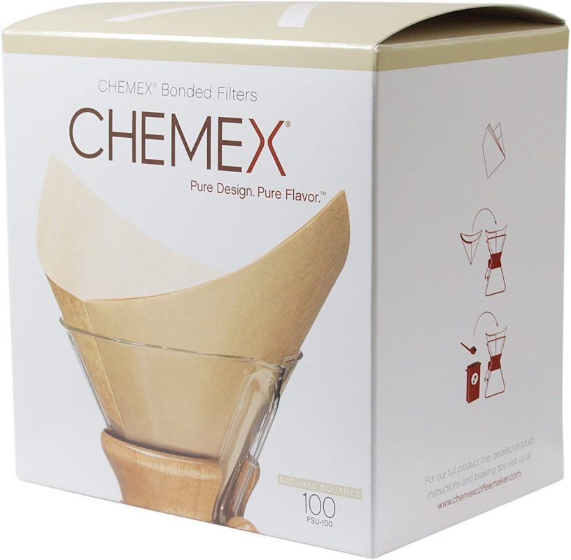 Chemex Bonded Filter - Natural Square - 100 ct