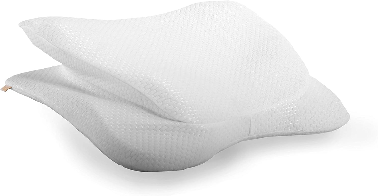 Copper Fit Angel. Ultimate Memory Foam Pillow for Side and Back Sleepers Wearable Blanket. King (Pack of 1). White