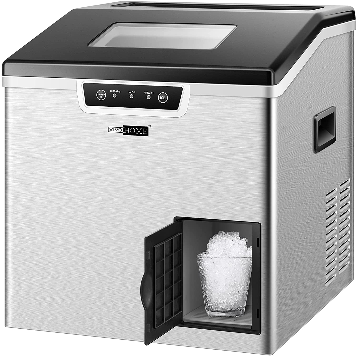 VIVOHOME 2 in 1 Countertop Ice Maker & Shaver Machine. 44lbs/day