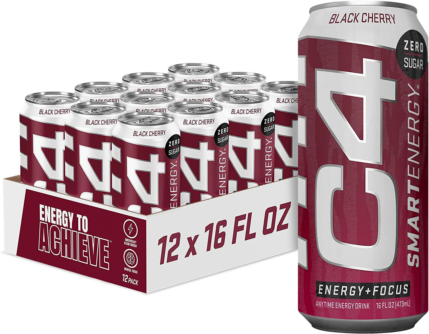 Cellucor C4 Smart Energy Black Cherry 16oz 12pack