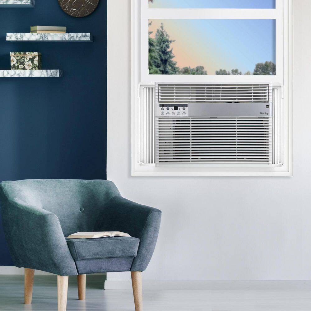 Danby DAC145EB6WDB-6 14.500 BTU 700 sq.ft. ENERGY STAR Compliant Window AC with Wi-Fi and Remote in White