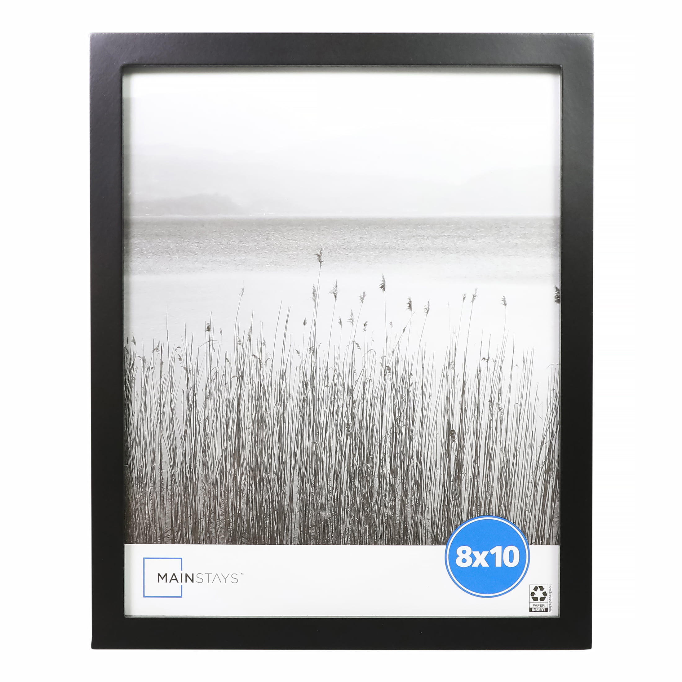 Mainstays 8×10 Black 0.5″ Gallery Wall Picture Frame. Set of 6