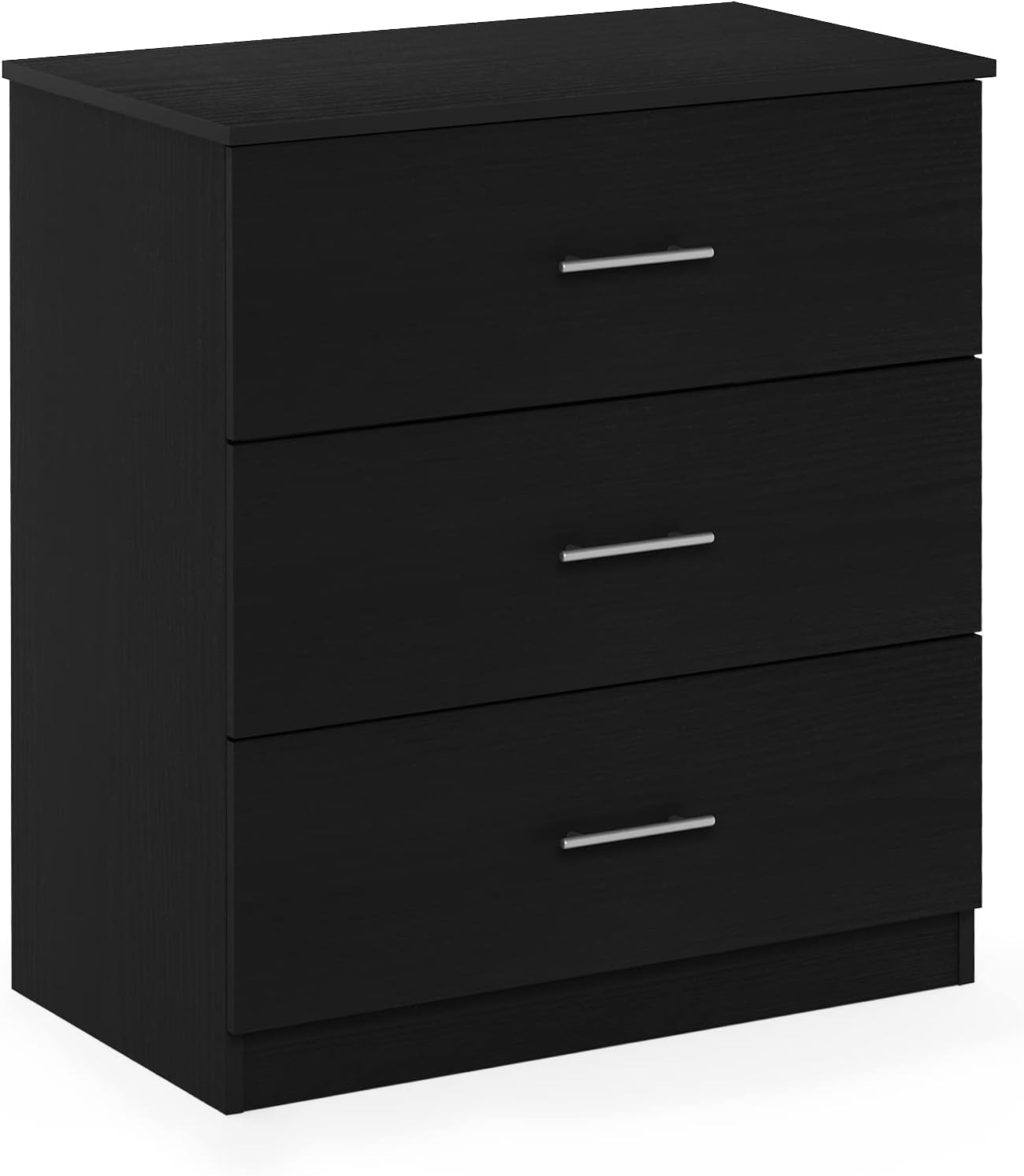 Furinno Tidur Simple Design Dresser. 3-Drawer Handle. Americano