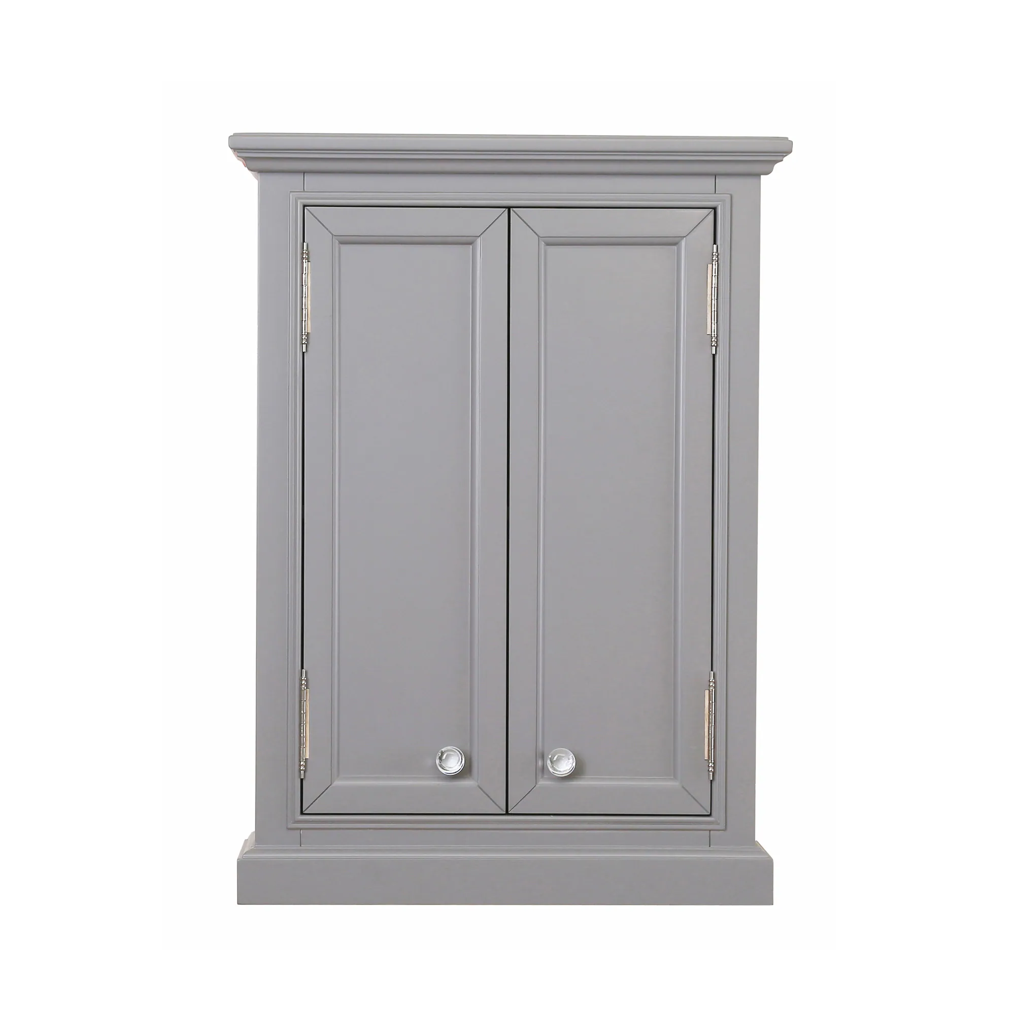 Water Creation Derby 24-in W x 33-in H x 8-in D Grey Bathroom Wall Cabinet