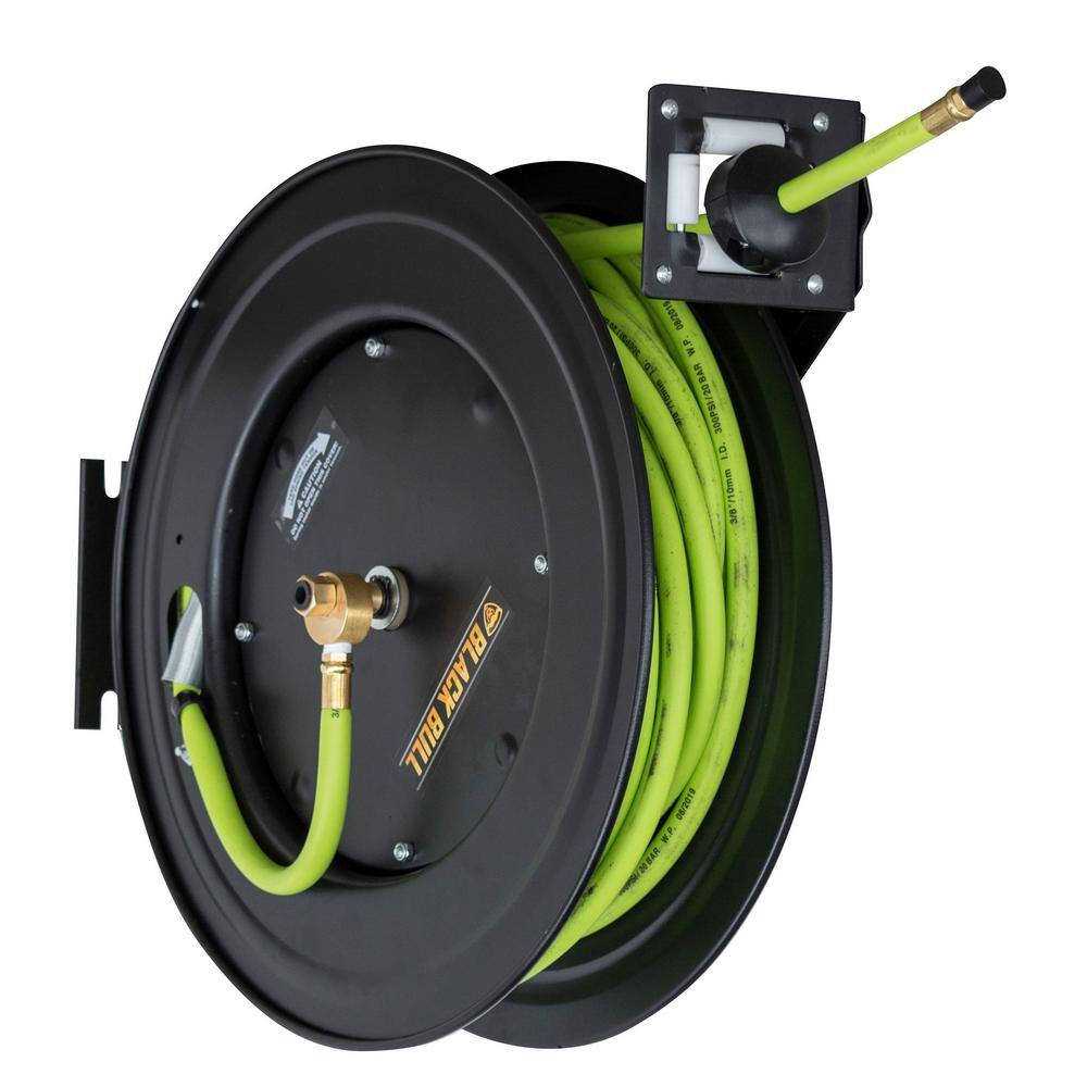 BLACK BULL AHAR50 50 ft. Retractable Air Hose Reel with Auto Rewind