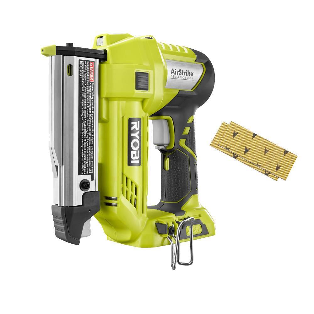 RYOBI P318 ONE+ 18V Cordless AirStrike 23-Gauge 1-3/8 in. Headless Pin Nailer (Tool Only)