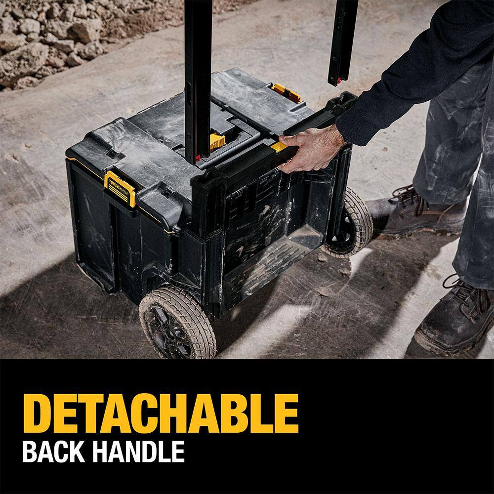 DEWALT DWST08450W81020 Toughsystem 2.0. 24 in. Mobile Tool Box. Toughsystem 2.0 Deep Tool Tray and Toughsystem 2.0 Shallow Tool Tray