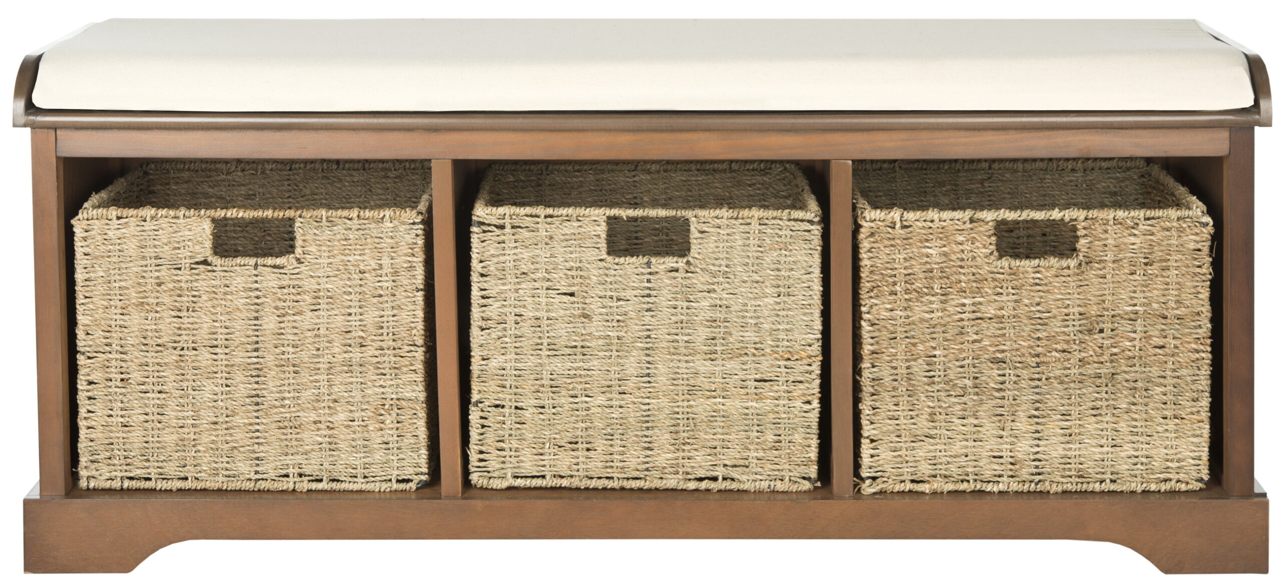 Safavieh Storage Bench. Walnut